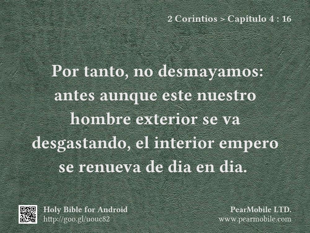 2 Corintios, Capítulo 4:16